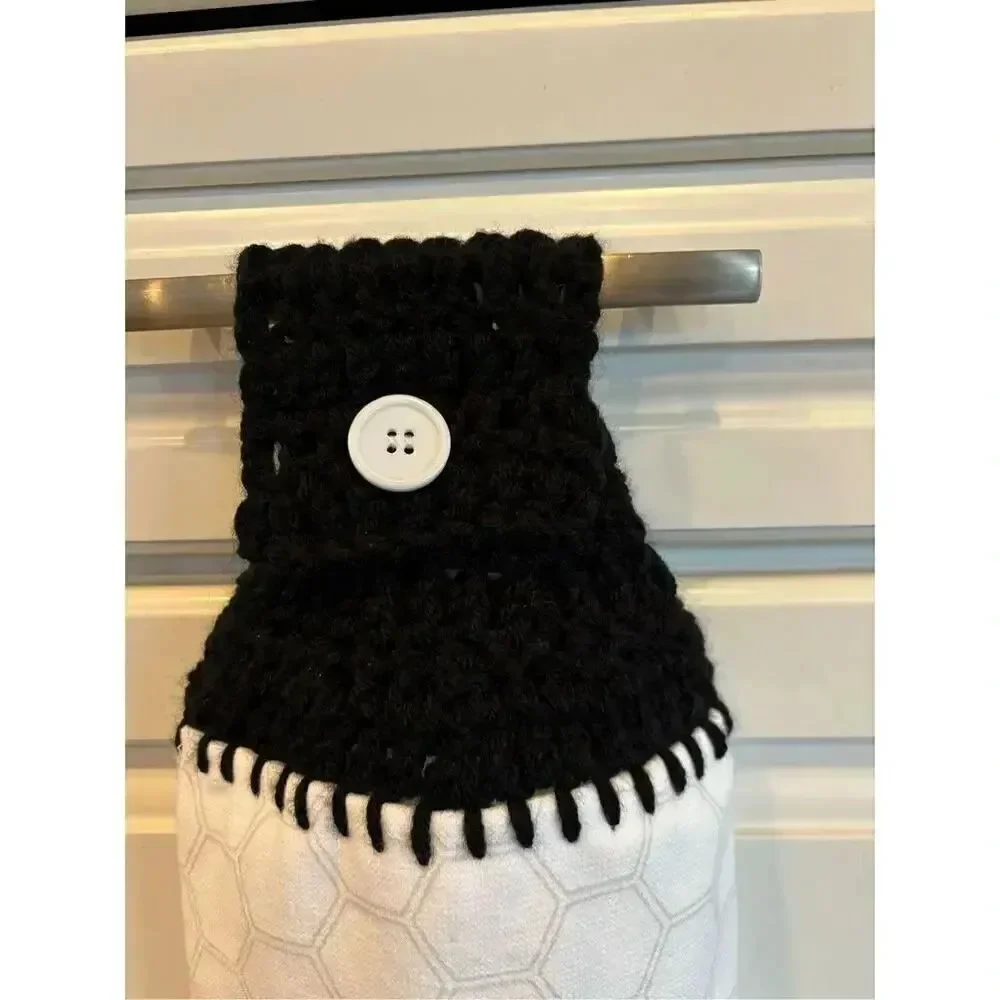 Crochet Top Kitchen Towel-Together is our favorite place to be
